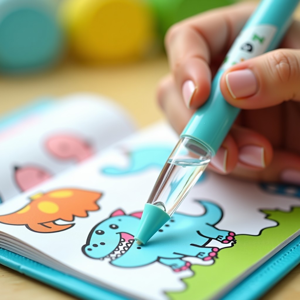 Refillable Magic Water Pen - Uses 100% Plain Water, No Ink, No Chemical Stains